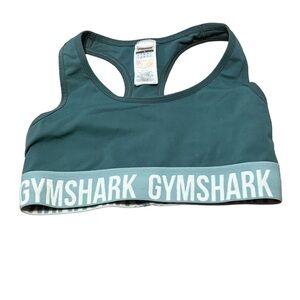 Gymshark Green Sports Bra | Size S | Racerback‎ Pullover Yoga Gym